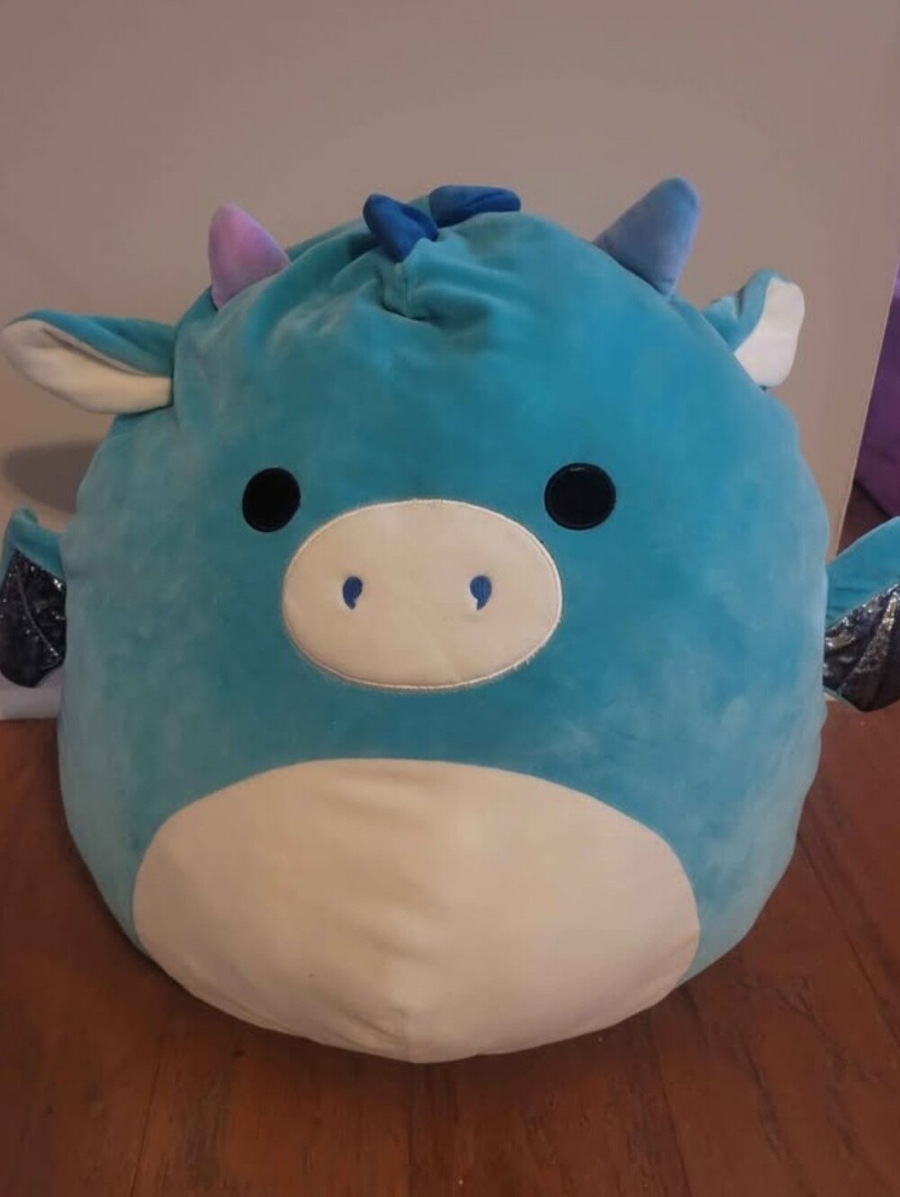 Squishmallow Tatiana The Teal Dragon. 12 "